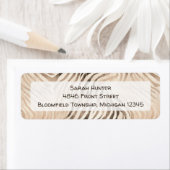 Zebra-Hauttier, Dschungelsafari-Rücksendeadresse (Insitu)