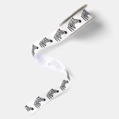 ZEBRA HEAD ART SATINBAND (Rückseite)
