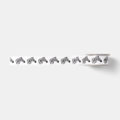 ZEBRA HEAD ART SATINBAND (Vorderseite)
