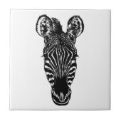 Zebra Head Fliese (Vorderseite)