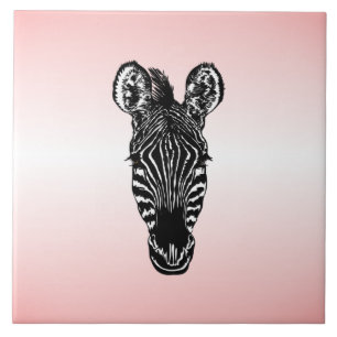 Zebra Head in Rosa Fliese