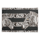 Zebra Head Kissenbezug (Rückseite)