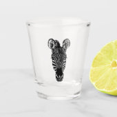 Zebra Head Schnapsglas (Vorderseite)