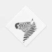 ZEBRA HEAD SERVIETTE (Ecke)