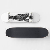 Zebra Head Skateboard (Horizontal)