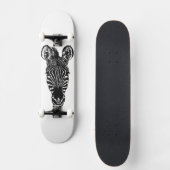 Zebra Head Skateboard (Vorderseite)