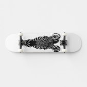 Zebra Head Skateboard (Horizontal)