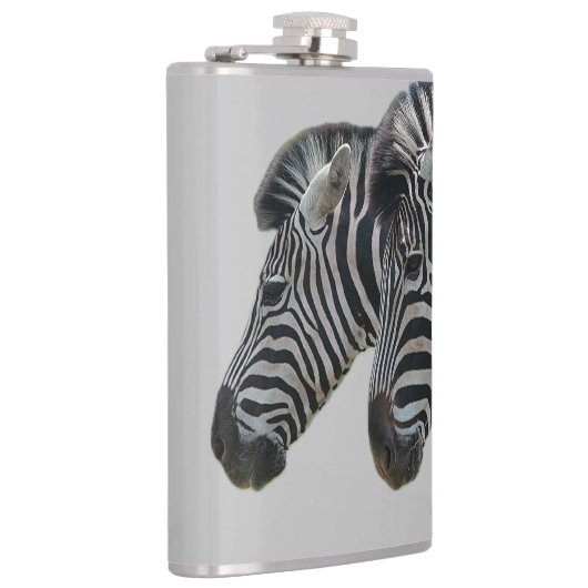 Zebra Heads Flachmann (Rechts)