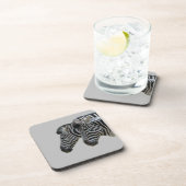 Zebra Heads Getränkeuntersetzer (Rechte Seite)