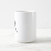 Zebra-heart Kaffeetasse (Mittel)