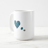 Zebra-heart Kaffeetasse (Vorderseite Links)
