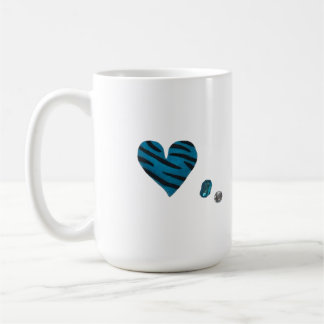 Zebra-heart Kaffeetasse