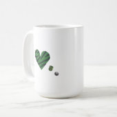 Zebra-heart Kaffeetasse (Vorderseite Links)