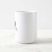 Zebra-heart Kaffeetasse (Mittel)