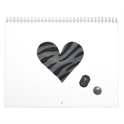 Zebra-heart Kalender (Titelbild)
