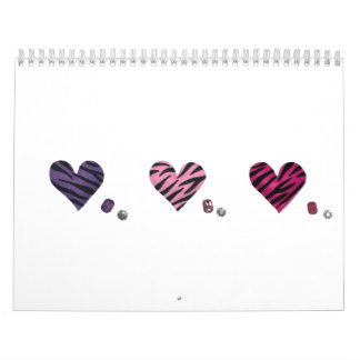 Zebra-heart Kalender
