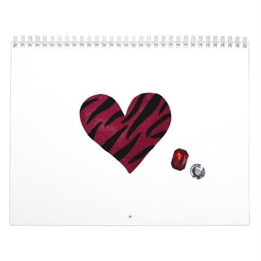 Zebra-heart Kalender (Titelbild)