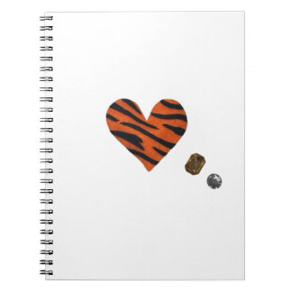 Zebra-heart Notizblock
