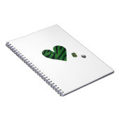 Zebra-heart Notizblock (Rechte Seite)