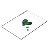 Zebra-heart Notizblock (Linke Seite)