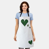 Zebra-heart Schürze (Getragen)