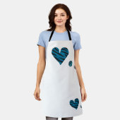 Zebra-heart Schürze (Getragen)
