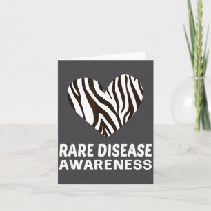 Zebra-Heart-Seltene-Krankheiten-Bewusstseinsgesche Karte
