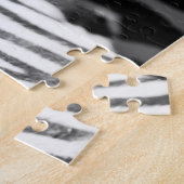 Zebra herauf nahes puzzle (Seite)