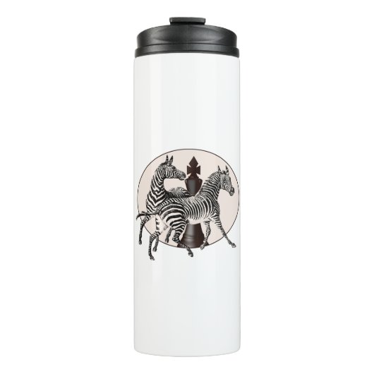 Zebra Herd Africa Thermosbecher (Vorderseite)