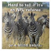 Zebra Herd Fliese (Vorderseite)