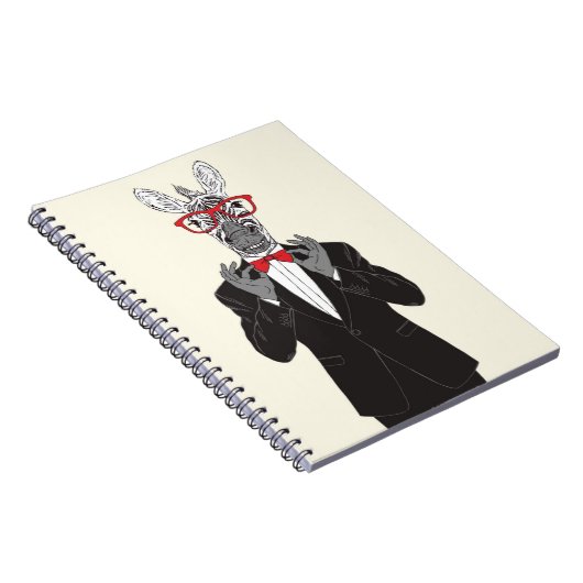 Zebra-Herr Notizblock (Rechte Seite)