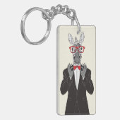 Zebra-Herr Schlüsselanhänger (Vorderseite links)