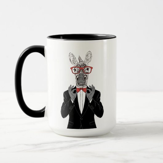Zebra-Herr Tasse (Links)
