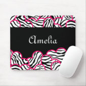 Zebra herz mousepad (Mit Mouse)