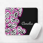 Zebra herz mousepad (Mit Mouse)