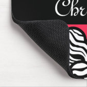 Zebra herz mousepad (Ecke)