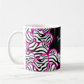 Zebra herzen Tasse (Links)