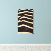Zebra Hide Leinwanddruck (Insitu (Holzboden))