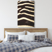 Zebra Hide Leinwanddruck (Insitu (Schlafzimmer))