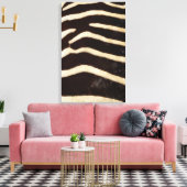 Zebra Hide Leinwanddruck (Insitu (Wohnzimmer))