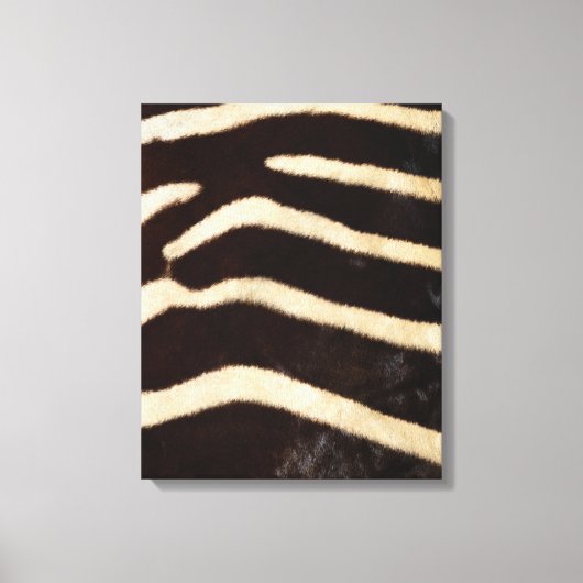 Zebra Hide Leinwanddruck (Vorderseite)