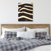 Zebra Hide Leinwanddruck (Insitu (Schlafzimmer))