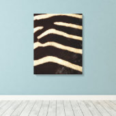 Zebra Hide Leinwanddruck (Insitu (Holzboden))