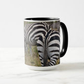 Zebra-Hintern-Kaffee-Tasse Tasse (VorderseiteRechts)