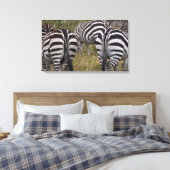 Zebra Hinterns Leinwand Print (Insitu (Schlafzimmer))