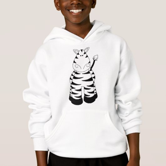 Zebra Hoodie (Vorderseite)