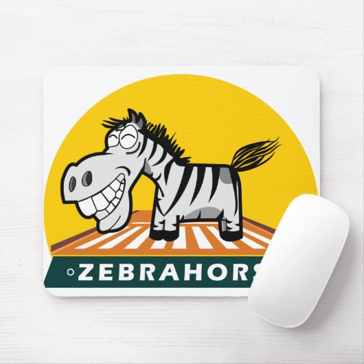 Zebra Horse Mousepad (Mit Mouse)