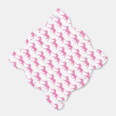 Zebra Hot Pink und White Silhouette Geschenkschachtel (Ungefaltet)