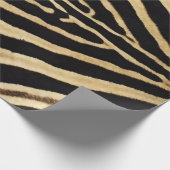 Zebra Hyde Decoupage Posters Geschenkpapier (Ecke)
