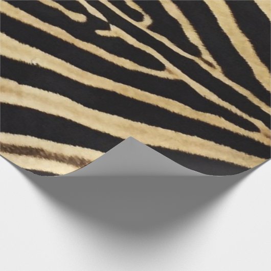 Zebra Hyde Decoupage Posters Geschenkpapier (Ecke)